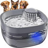 UPSKY Dog Water Fountain for Large Dogs, 1.8Gal/7L Automatic Dog Water Bowl Dispenser, Ultra Quiet Pet Drinking Fountain, Cat Water Fountain with 2 Filter & Cleaning Tool for Dogs Cats, Multi-Pet