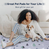 UPSKY Washable Pee Pads for Dogs, 2 Pack Reusable Puppy Pads Super Absorbent Dog Pee Pads, Waterproof Pet Potty Training Pads Leakproof Anti-Slip Whelping Pads for Crate, Playpen, 34"x 36"