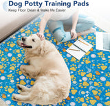 UPSKY Washable Pee Pads for Dogs, 2 Pack Reusable Puppy Pads Waterproof Wee Wee Dog Pads, Absorbent Pet Potty Training Mats Anti-Slip Whelping Pads for Playpen, Crate, Pet Housebreaking, 34”x 36”