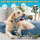 UPSKY Dog Rope Toy for Large Medium Dogs, Dog Chew Toy for Aggressive Chewers, Indestructible 3 Feet 5 Knots Rope Toy, Heavy Duty Tough Dog Toy, Interactive Tug of War Toy for Extra Large Dogs