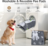 UPSKY Reusable Puppy Pads 2 Pack Washable Pee Pads for Dogs Training, Super Absorbent Wee Wee Dog Pee Pads, Anti-Slip Waterproof Pet Potty Pads Dog Mats for Whelping, Crate, Playpen, 34”x 36”