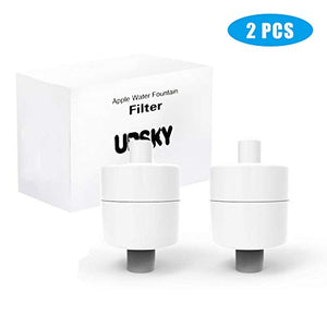 UPSKY 2PCS Replacement Filters Triple Action Cat Water Fountain Filter Dog Water Dispenser