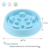 UPSKY Slow Feeder, Dog Cat Food Water Bowl with Funny Pattern, Dog Bowl Fun Feeder