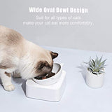 UPSKY Peto Cat Dog Bowl, Raised Cat Food Water Bowl, Pet Feeder Bowl Non-Spill