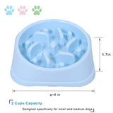 UPSKY Slow Feeder,  2 PCS Small Dog Bowls, Non-Slip Puzzle Bowl, Anti-Choking Dog Bowl