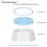 UPSKY Dog Water Bowl, Slow Water Feeder Dog Bowl with No-Skid Bottom, Non-Spill Pet Water Bowl