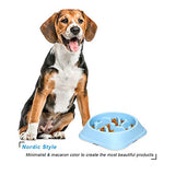 UPSKY Slow Feeder,  2 PCS Small Dog Bowls, Non-Slip Puzzle Bowl, Anti-Choking Dog Bowl