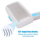 UPSKY Self Cleaning Dog Brush, Dog& Cat Slicker Brush, Pet Grooming Shedding Tool Brush