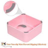 UPSKY Cat Dog Bowl Raised Cat Food, Water Bowl with Detachable Elevated Stand