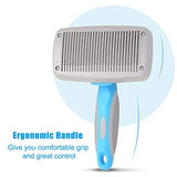 UPSKY Self Cleaning Dog Brush, Dog& Cat Slicker Brush, Pet Grooming Shedding Tool Brush