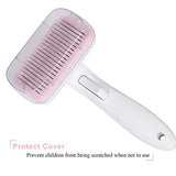 UPSKY Dog & Cat Brush Self Cleaning, Dog Slicker Brush, Shedding Grooming Tools for Dogs & Cats