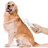 UPSKY Dog & Cat Brush Self Cleaning, Dog Slicker Brush, Shedding Grooming Tools for Dogs & Cats