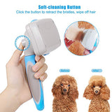 UPSKY Self Cleaning Dog Brush, Dog& Cat Slicker Brush, Pet Grooming Shedding Tool Brush