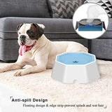 UPSKY Dog Water Bowl, Slow Water Feeder Dog Bowl with No-Skid Bottom, Non-Spill Pet Water Bowl